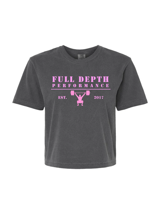 Women's Gray Comfort Colors Full FD Logo